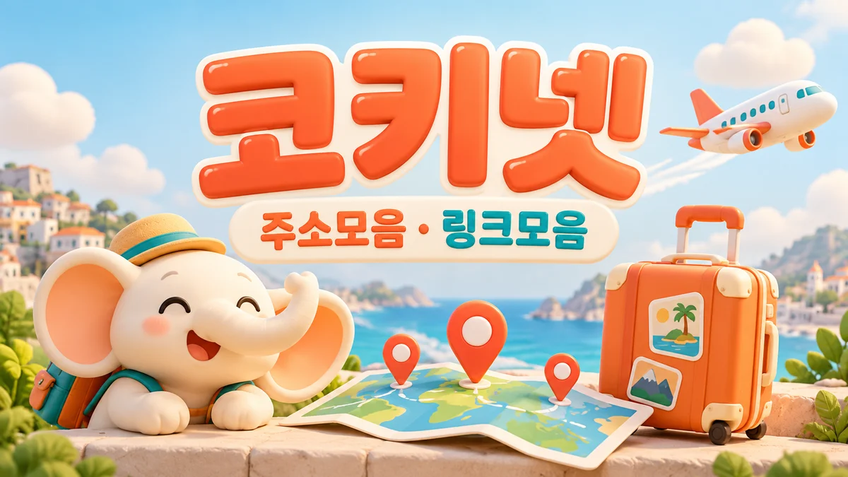 코키넷 주소모음·링크모음 - 여행 지도